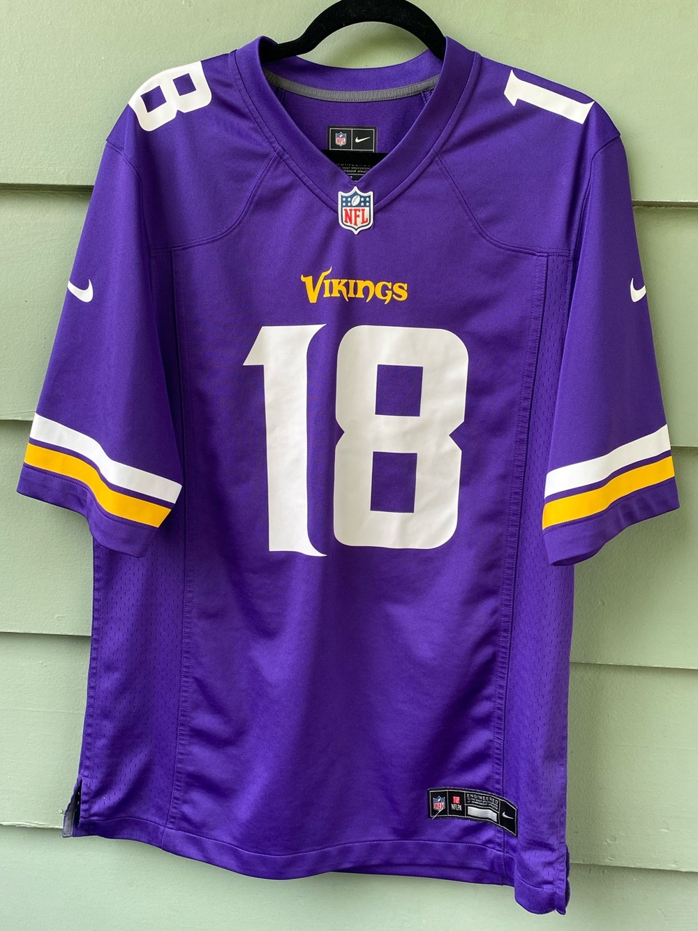Nike Purple Minnesota Vikings #18 Justin Jefferson Football Jersey